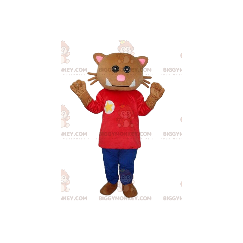 Costume da mascotte da gatto BIGGYMONKEY™, travestimento da Costume da mascotte da gatto BIGGYMONKEY™, travestimento da
