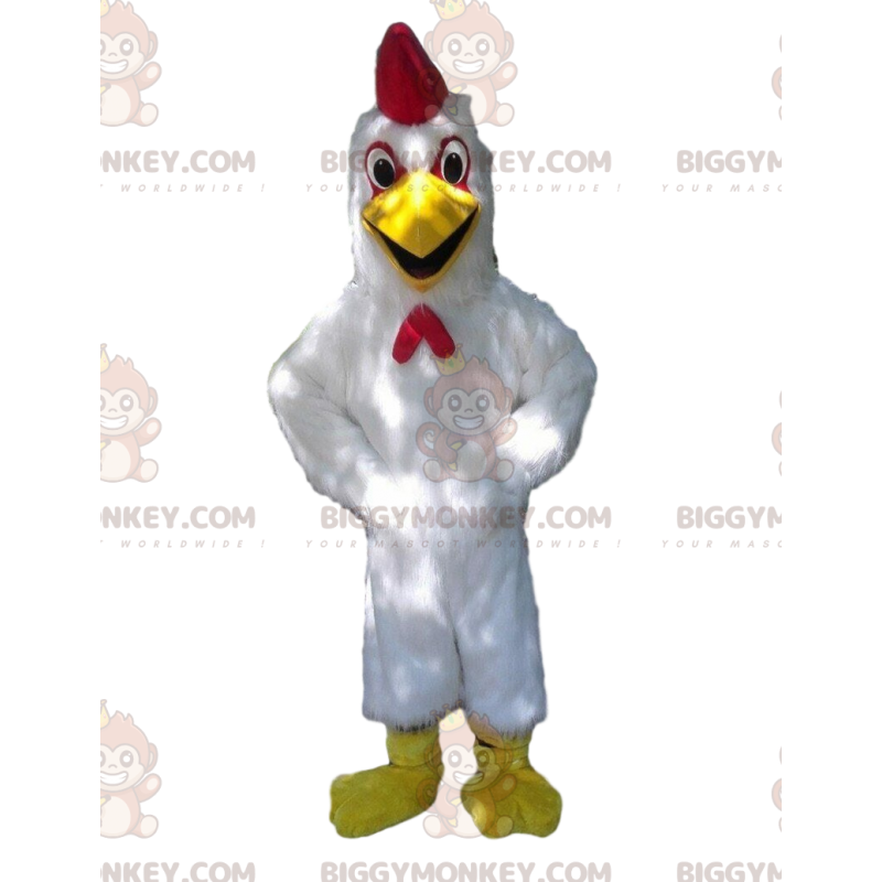 Rooster BIGGYMONKEY™ mascot costume, chicken costume, hen fancy