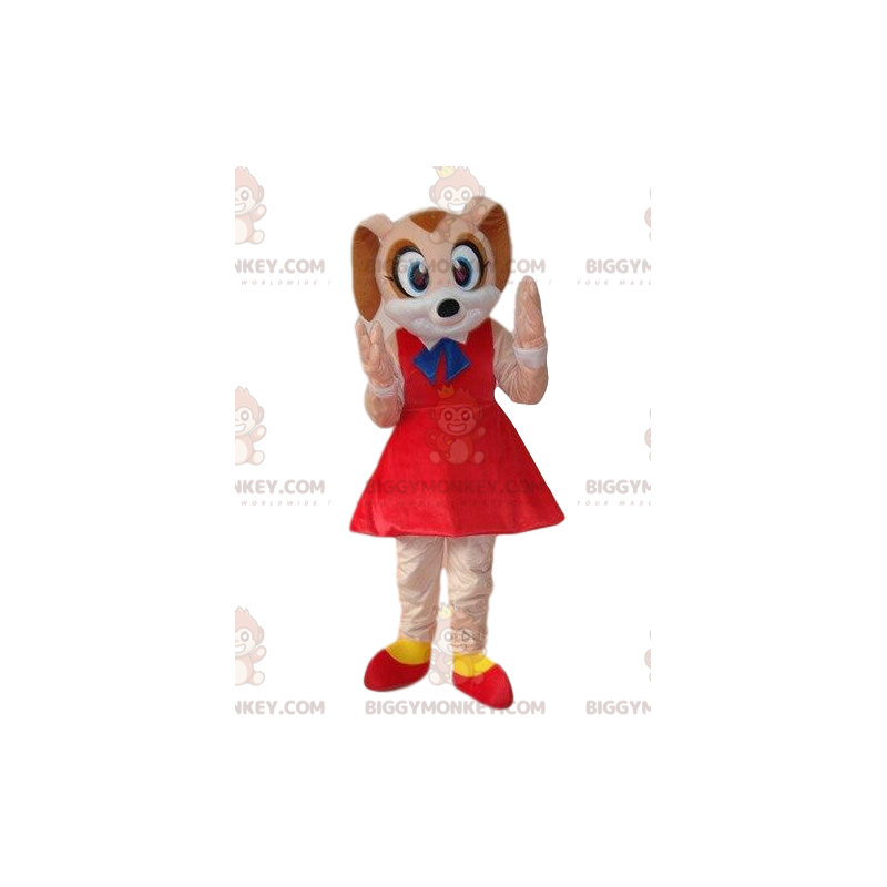 Brązowy kostium maskotki BIGGYMONKEY™, kostium małej myszki Brązowy kostium maskotki BIGGYMONKEY™, kostium małej myszki