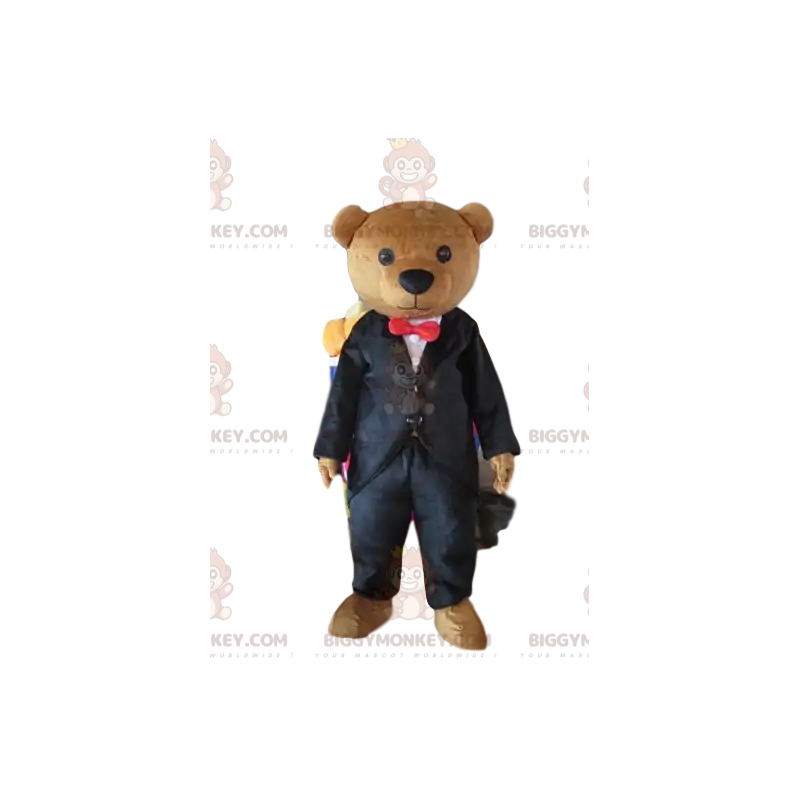 BIGGYMONKEY™ Μασκότ Κοστούμι Κοστούμι Teddy, Κομψή αρκούδα BIGGYMONKEY™ Μασκότ Κοστούμι Κοστούμι Teddy, Κομψή αρκούδα