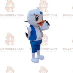 2 mascote de pássaros do BIGGYMONKEY™, casal de aves marinhas