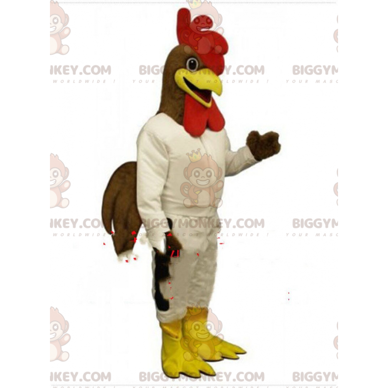 Costume de mascotte BIGGYMONKEY™ de poulet, costume de poule Costume de mascotte BIGGYMONKEY™ de poulet, costume de poule