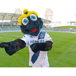 Disfraz de mascota de rana azul y amarilla BIGGYMONKEY™ -