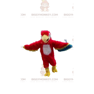 Papegaai BIGGYMONKEY™ mascottekostuum, papegaaikostuum
