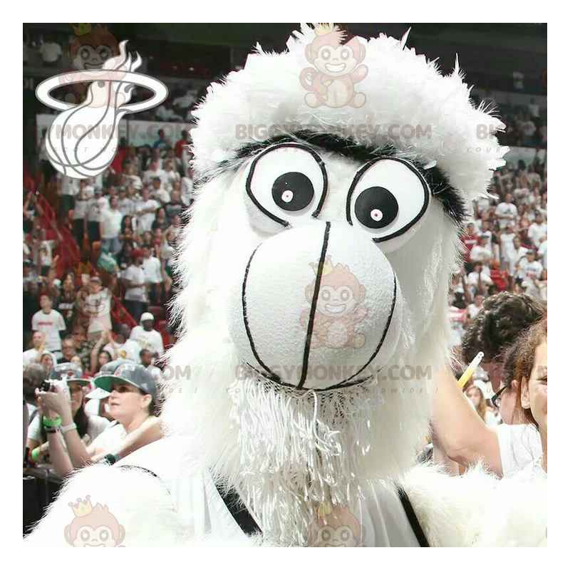Alle Furry White Monster Yeti BIGGYMONKEY™ maskotkostyme - Monster maskot - BIGGYMONKEY_01020 - BiggyMonkey.com