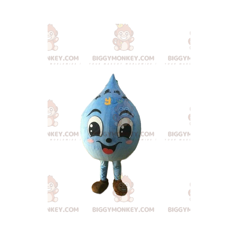 Disfraz de mascota de gota de agua gigante BIGGYMONKEY™ Disfraz de mascota de gota de agua gigante BIGGYMONKEY™