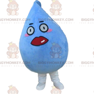 Costume de mascotte BIGGYMONKEY™ de goutte d'eau géante