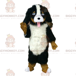 Costume de mascotte BIGGYMONKEY™ de chien poilu, costume de