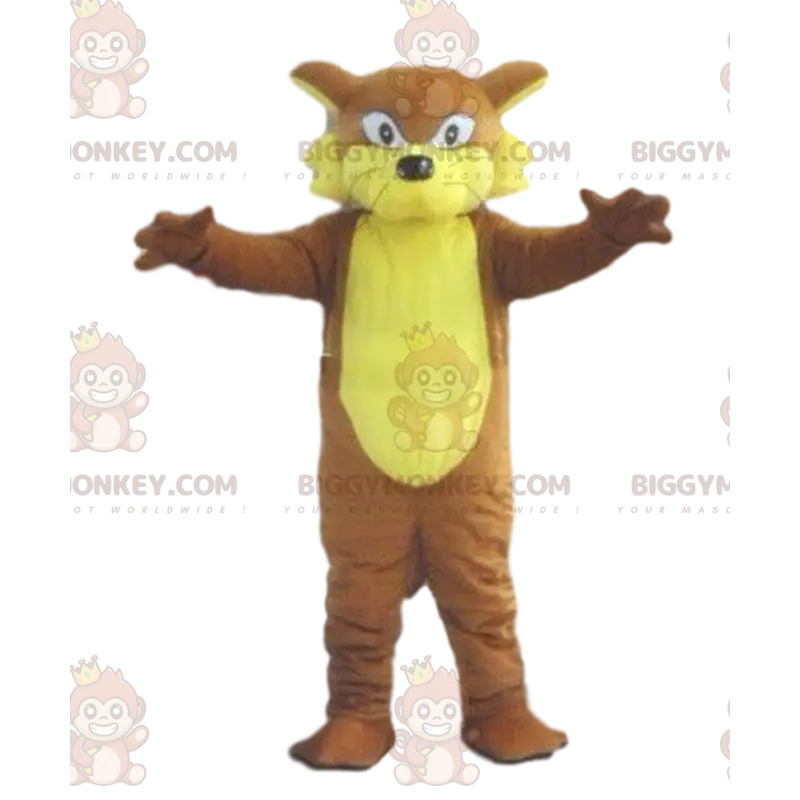 BIGGYMONKEY™ Κοστούμι μασκότ με καστανή γάτα, κοστούμι γάτας - BIGGYMONKEY™ Κοστούμι μασκότ με καστανή γάτα, κοστούμι γάτας -