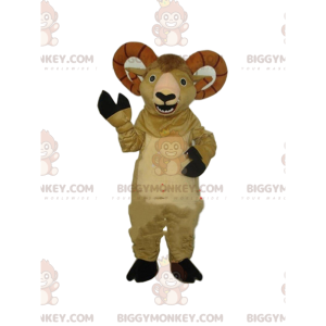 Goat BIGGYMONKEY™ mascot costume, ram costume, sheep costume -