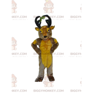 Deer BIGGYMONKEY™ mascot costume, reindeer costume, caribou