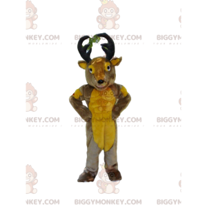 Στολή μασκότ Deer BIGGYMONKEY™, στολή ταράνδων, φανταχτερό φόρεμα καριμπού - Μασκότ ελαφιών και ελαφιών - BiggyMonkey.com
