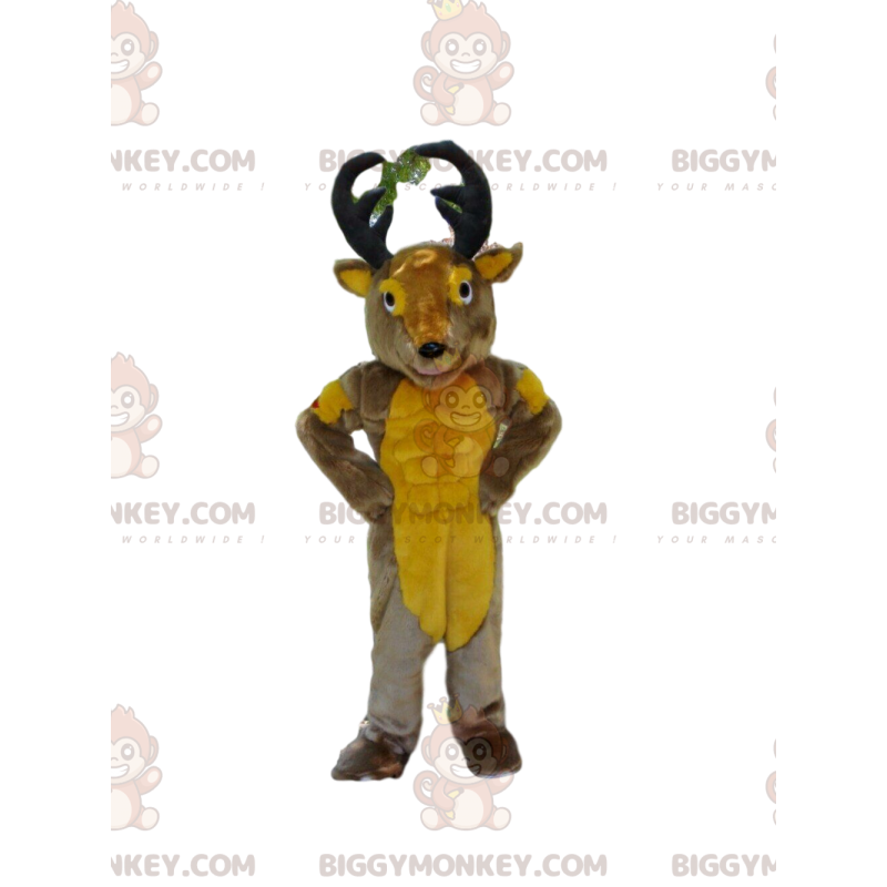 Costume de mascotte BIGGYMONKEY™ de cerf, costume de renne Costume de mascotte BIGGYMONKEY™ de cerf, costume de renne