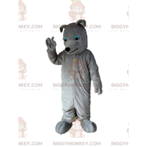 Gray Dog BIGGYMONKEY™ Mascot Costume, Dog Costume, Gray Doggie