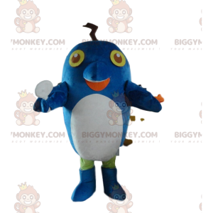 Blue Dolphin BIGGYMONKEY™ Mascot Costume, Fish Costume, Sea