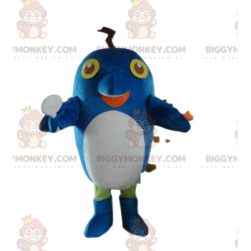 Blue Dolphin BIGGYMONKEY™ maskottiasu, kalaasu, meri Blue Dolphin BIGGYMONKEY™ maskottiasu, kalaasu, meri