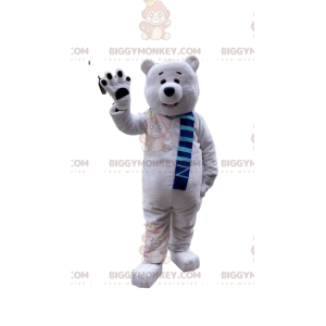 IJsbeer BIGGYMONKEY™-mascottekostuum, ijsbeerkostuum