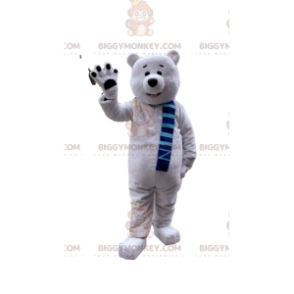 Eisbär BIGGYMONKEY™ Maskottchen-Kostüm, Eisbär-Kostüm