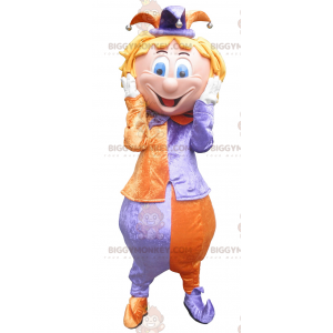 Στολή μασκότ του King Jester Clown BIGGYMONKEY™ - Μασκότ τσίρκου - BIGGYMONKEY_0112 - BiggyMonkey.com