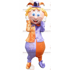 King Jester Clown BIGGYMONKEY™ maskotkostyme - Sirkusmasker - BIGGYMONKEY_0112 - BiggyMonkey.com