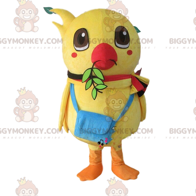 Big Yellow Bird BIGGYMONKEY™ Mascot Costume Sizes L (175-180CM)