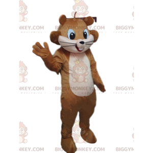 Brunt egern BIGGYMONKEY™ maskotkostume, skovkostume, kæmpe