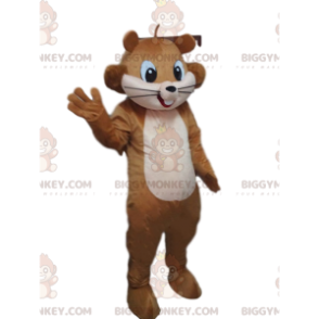 Traje de mascote de esquilo marrom BIGGYMONKEY™, fantasia de