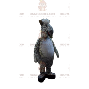 Στολή μασκότ Zebra BIGGYMONKEY™, στολή αλόγου, ζώο σαβάνας -
