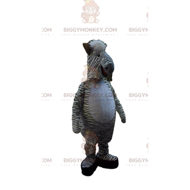 Disfraz de mascota cebra BIGGYMONKEY™, disfraz de caballo Disfraz de mascota cebra BIGGYMONKEY™, disfraz de caballo