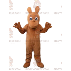 Brown character BIGGYMONKEY™ mascot costume, brown creature