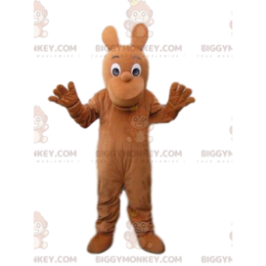 Καφέ στολή μασκότ BIGGYMONKEY™, καφέ κοστούμι πλάσματος -