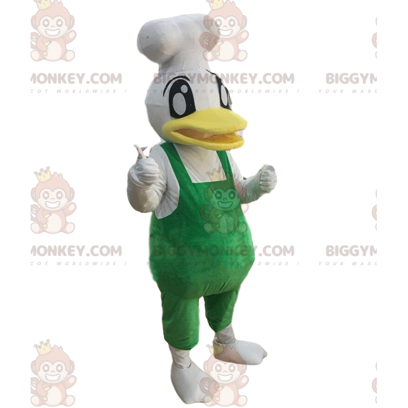 Kostým maskota BIGGYMONKEY™ kuchařské kachny, kostým Kostým maskota BIGGYMONKEY™ kuchařské kachny, kostým