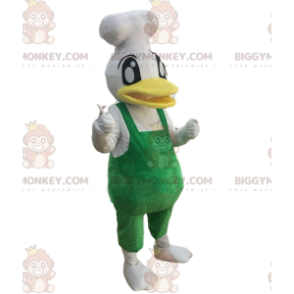 BIGGYMONKEY™ Maskottchenkostüm Kochente, Kochkostüm, Riesenente