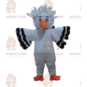 Pelican BIGGYMONKEY™ mascot costume, seagull costume, gull -