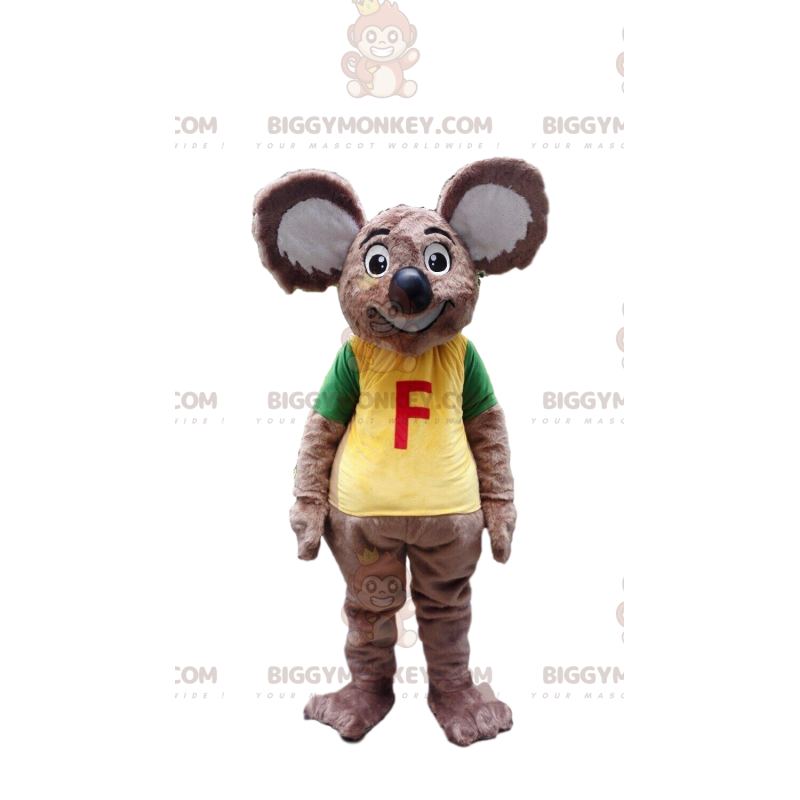 Costume de mascotte BIGGYMONKEY™ de koala gris, costume Costume de mascotte BIGGYMONKEY™ de koala gris, costume