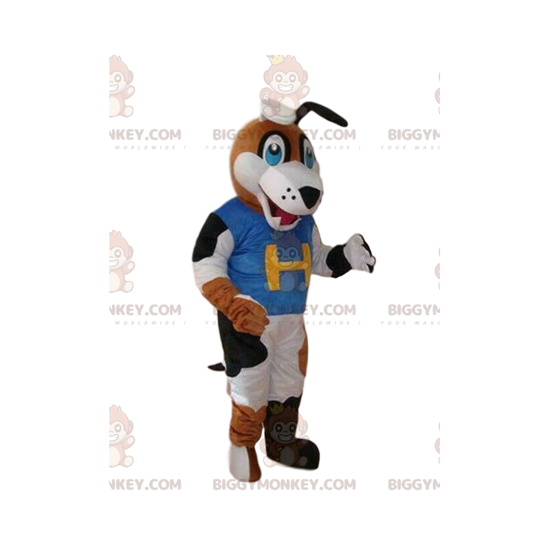 Sports Dog BIGGYMONKEY™ Mascot Costume, Team Costume, Supporter Sports Dog BIGGYMONKEY™ Mascot Costume, Team Costume, Supporter