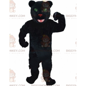 Black panther BIGGYMONKEY™ mascot costume, feline costume