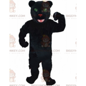 Sort panter BIGGYMONKEY™ maskotkostume, kattekostume, sort