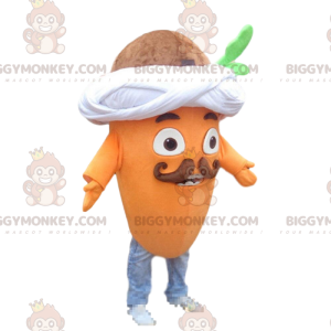 Carrot BIGGYMONKEY™ mascot costume, carrot costume, vegetable