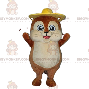 Kostým maskota Krtečka BIGGYMONKEY™, kostým křečka, maškarní