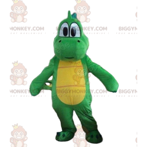 BIGGYMONKEY™ mascot costume of Yoshi, the famous dinosaur from
