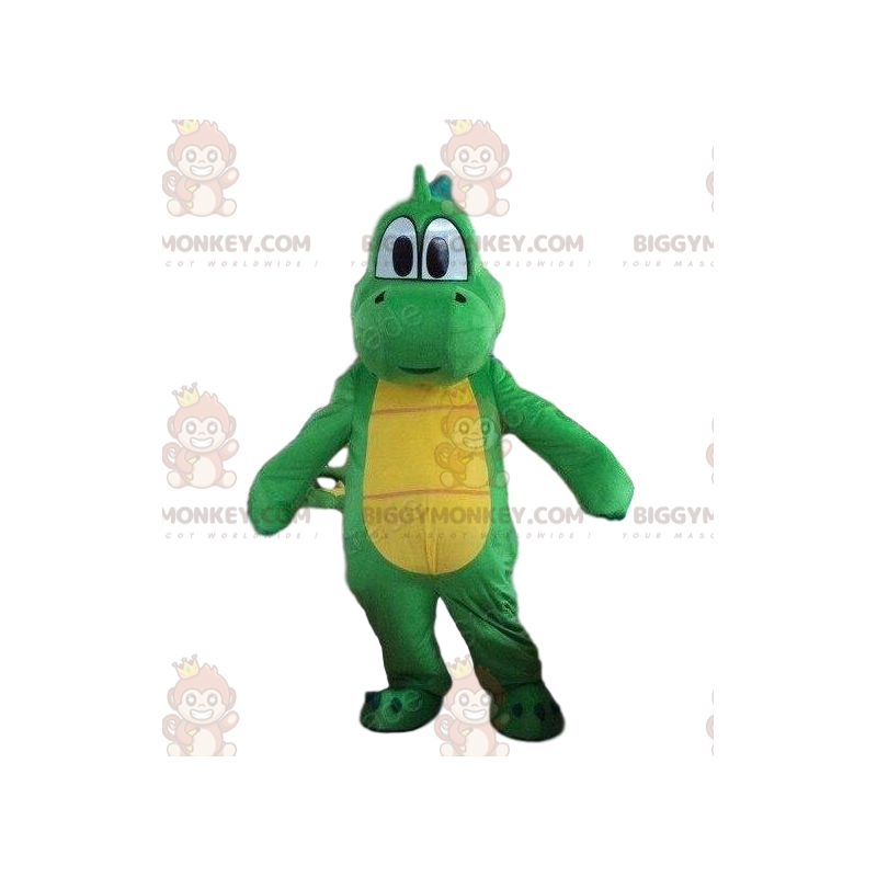 Costume de mascotte BIGGYMONKEY™ de Yoshi, le dinosaure du jeu Costume de mascotte BIGGYMONKEY™ de Yoshi, le dinosaure du jeu