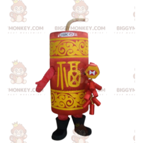 Disfraz de mascota de palo de dinamita rojo y amarillo BIGGYMONKEY™, disfraz de dinamita - Mascotas de objetos - BiggyMonkey.com