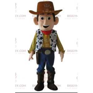 BIGGYMONKEY™ mascottekostuum van Woody, de beroemde sheriff en