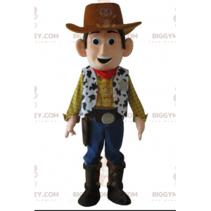 Costume de mascotte BIGGYMONKEY™ de Woody, le shérif et jouet