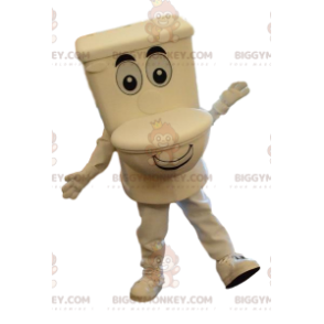 Giant toilet BIGGYMONKEY™ mascot costume, wc costume, small