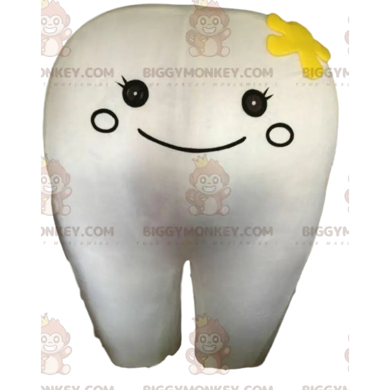 Riesenzahn BIGGYMONKEY™ Maskottchenkostüm, Zahnkostüm