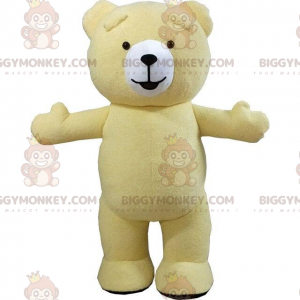Big Yellow Teddy BIGGYMONKEY™ Mascot Costume, Teddy Bear Fancy