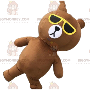 Costume de mascotte BIGGYMONKEY™ de nounours gonflable avec des