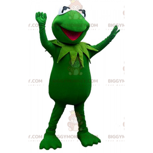 BIGGYMONKEY™ mascot costume of Kermit, the famous fictional